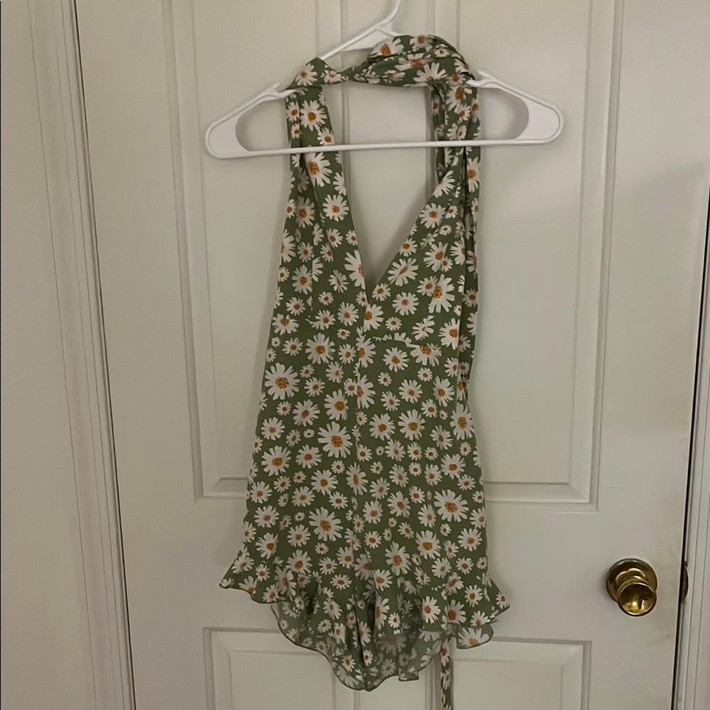Floral Halter Romper